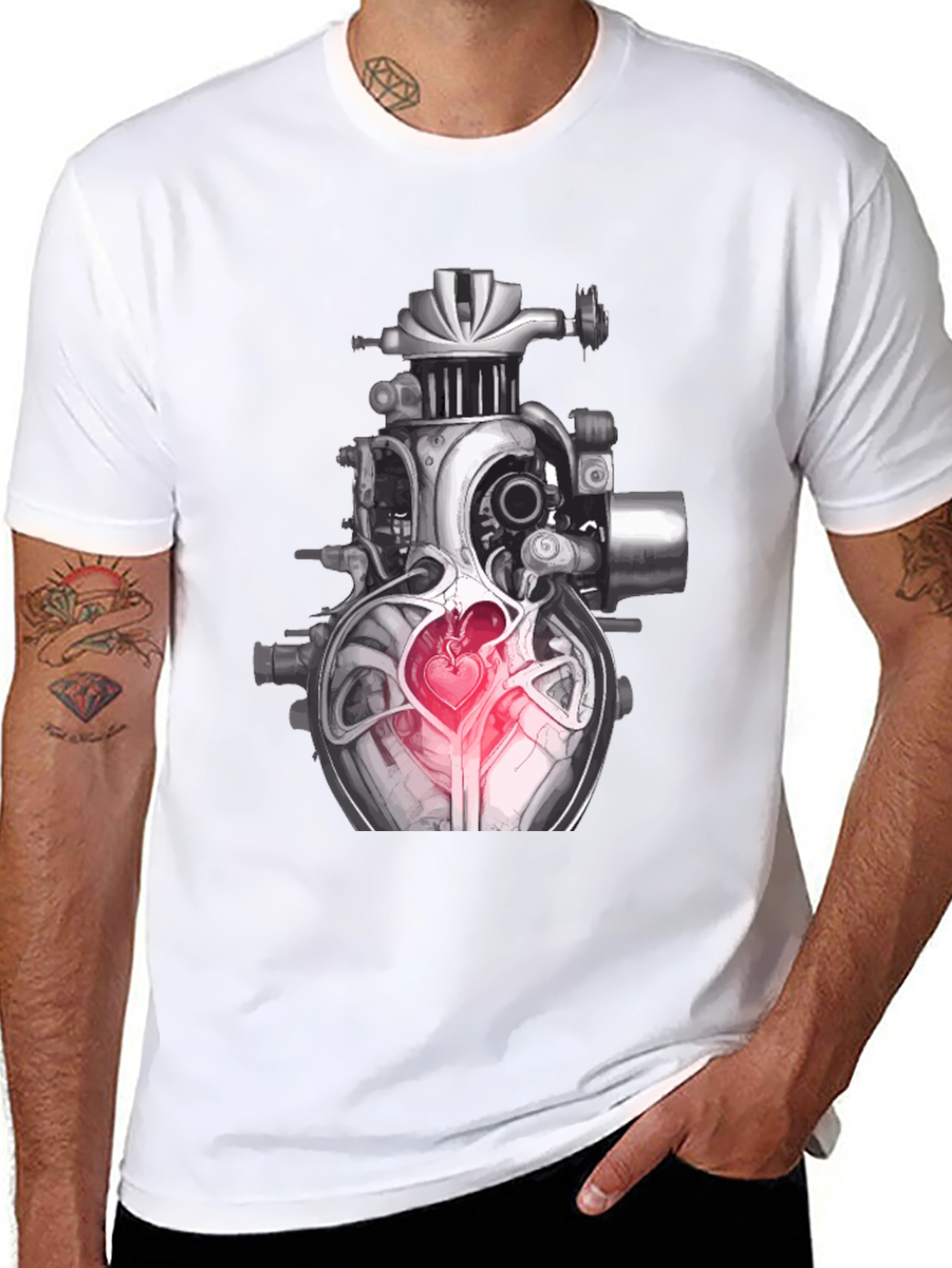 Steampunk Heart Graphic Tee