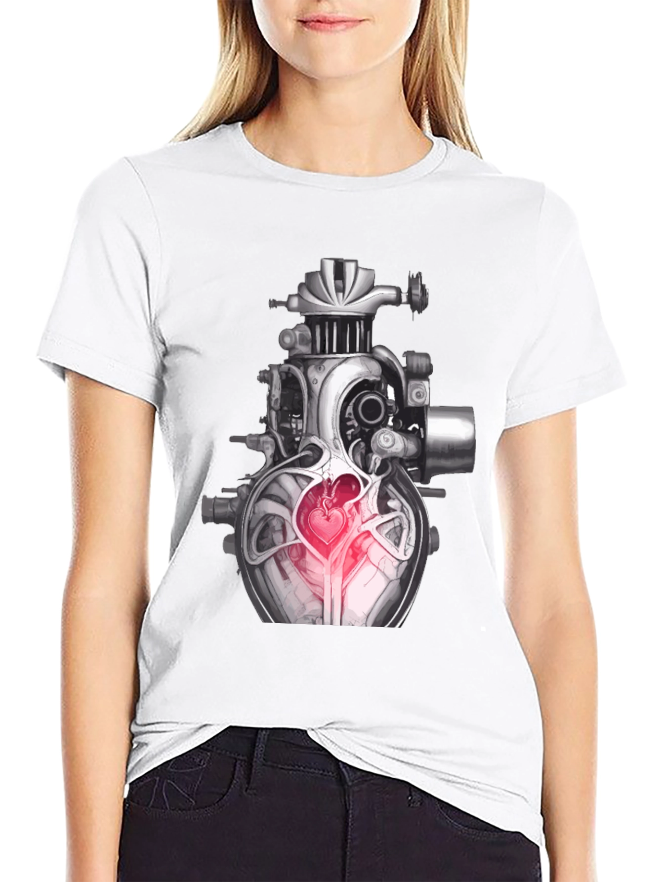 Steampunk Heart Graphic Tee