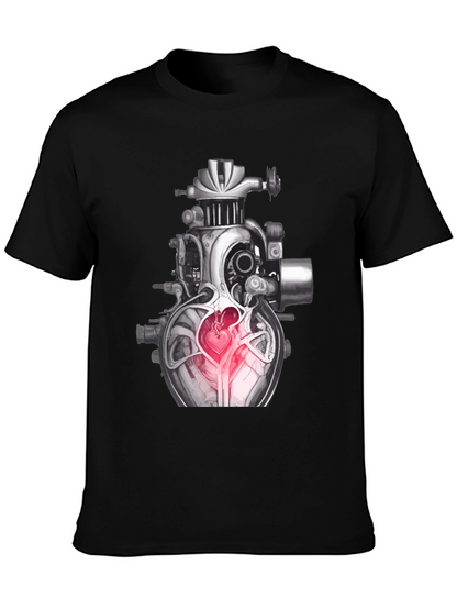 Steampunk Heart Graphic Tee