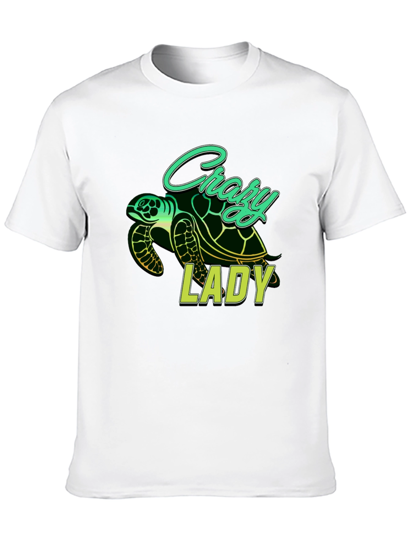 Crazy Lady Turtle T-Shirt
