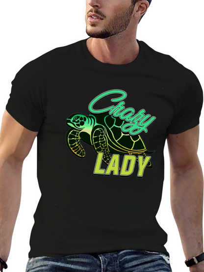 Crazy Lady Turtle T-Shirt