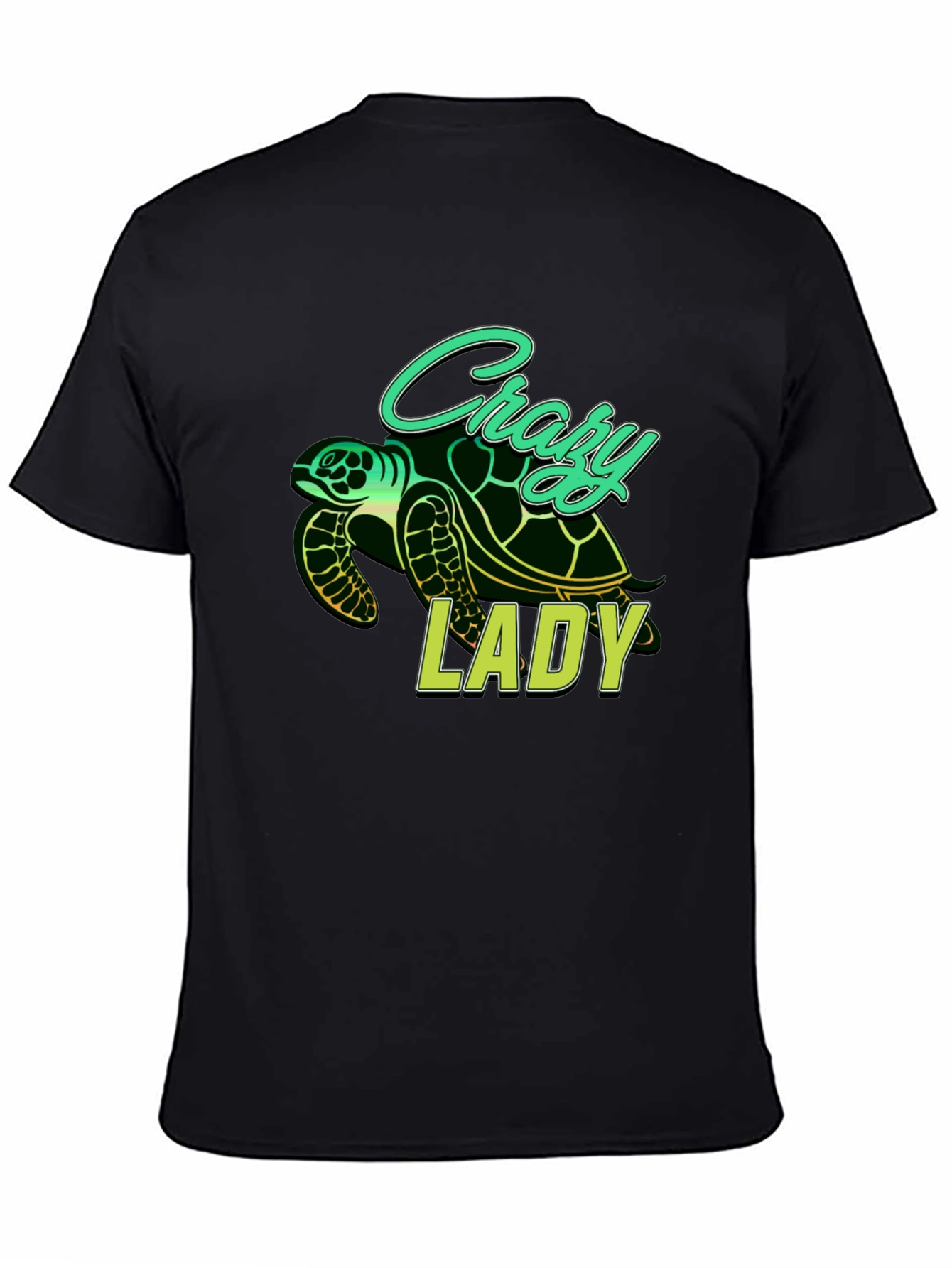 Crazy Lady Turtle T-Shirt