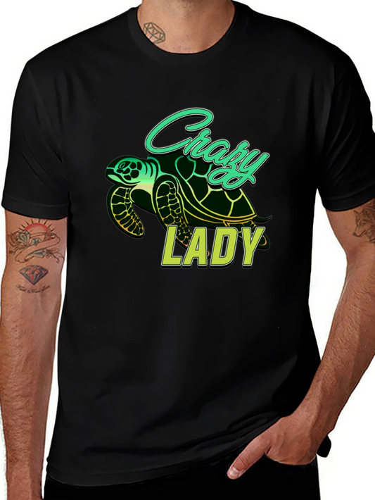 Crazy Lady Turtle T-Shirt