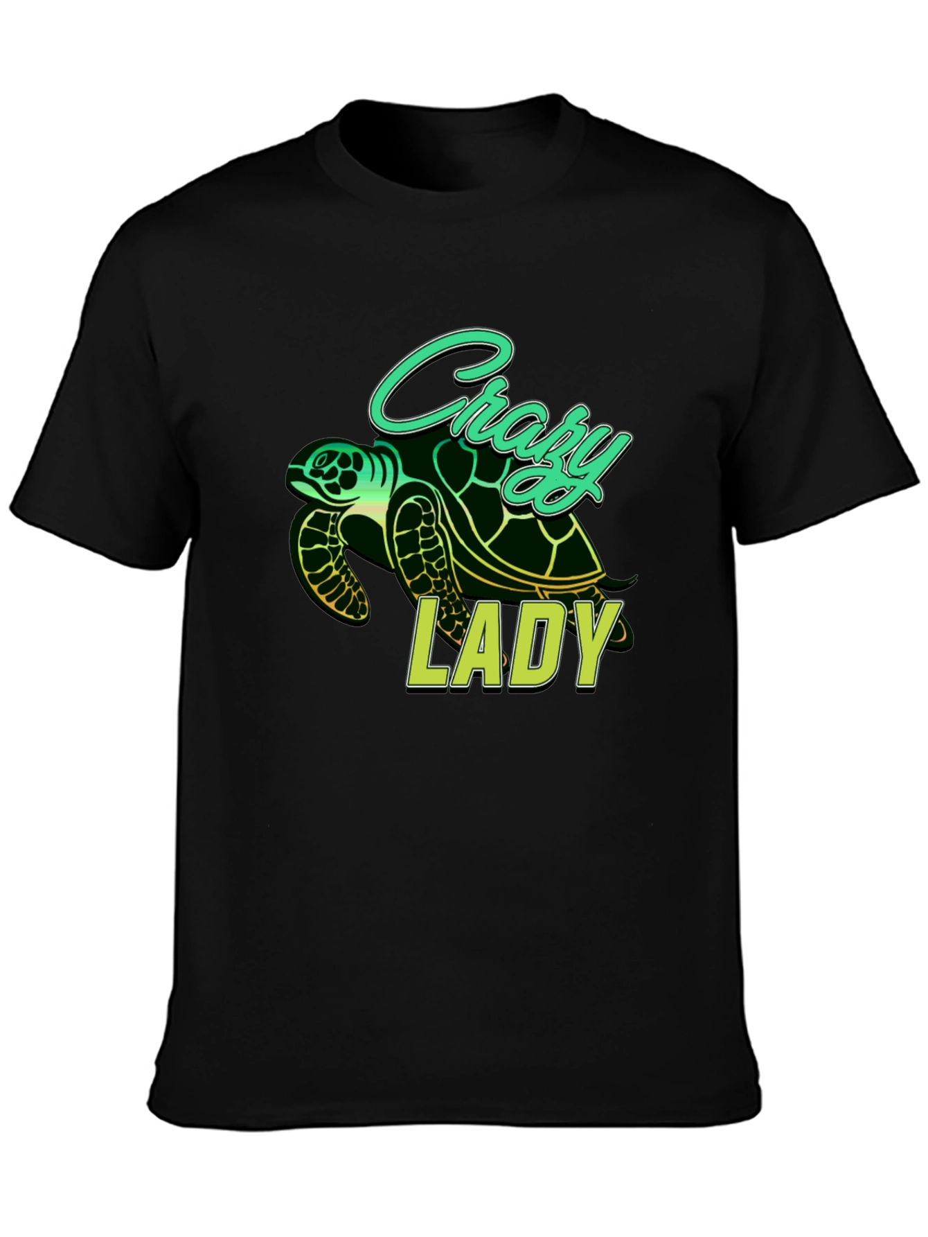 Crazy Lady Turtle T-Shirt