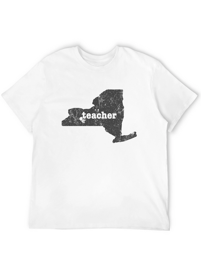 New York Teacher Graphic Tee - Black