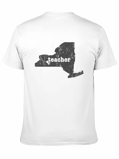 New York Teacher Graphic Tee - Black