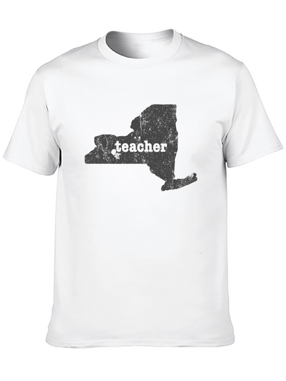 New York Teacher Graphic Tee - Black