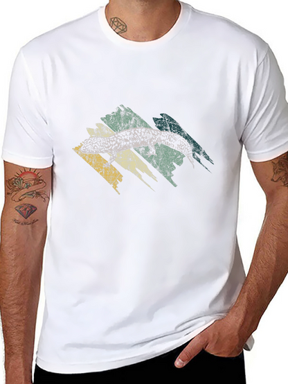 Retro Gecko Graphic Tee - Cool Lizard T-Shirt