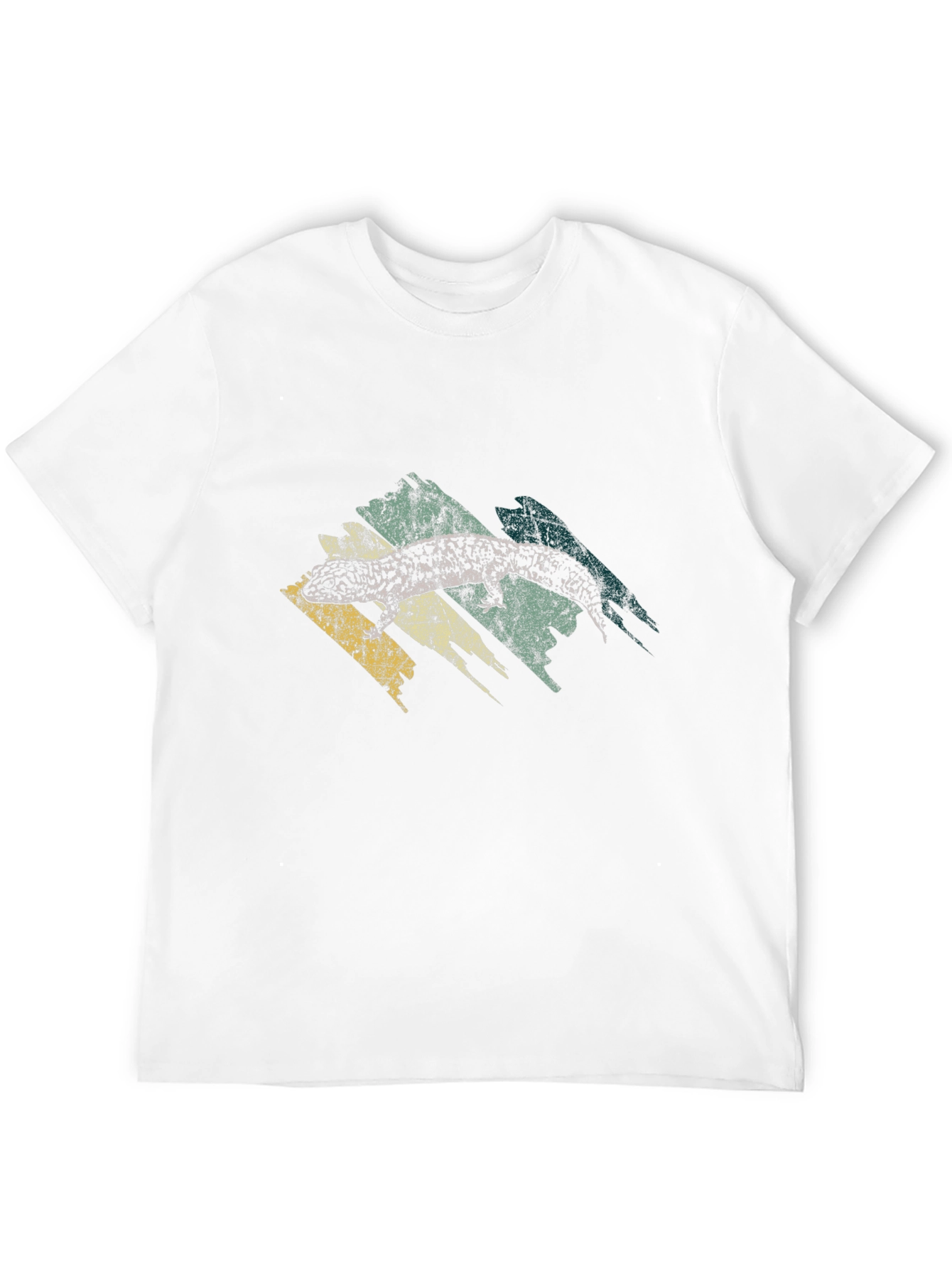 Retro Gecko Graphic Tee - Cool Lizard T-Shirt
