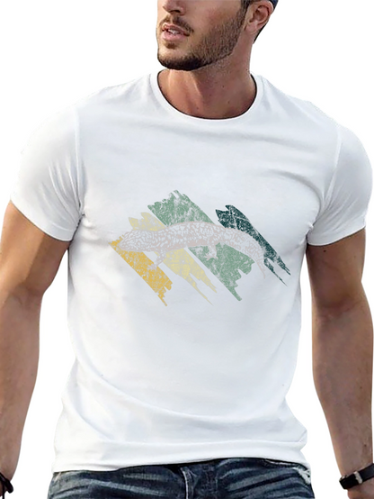 Retro Gecko Graphic Tee - Cool Lizard T-Shirt