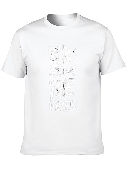 You Know The Vibes T-Shirt - Bold Black Tee
