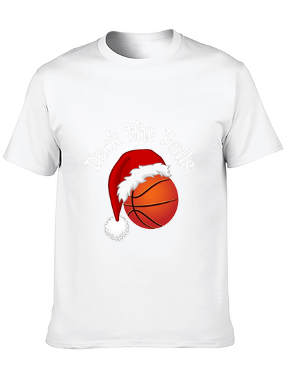 Deck the Balls Christmas Basketball T-Shirt