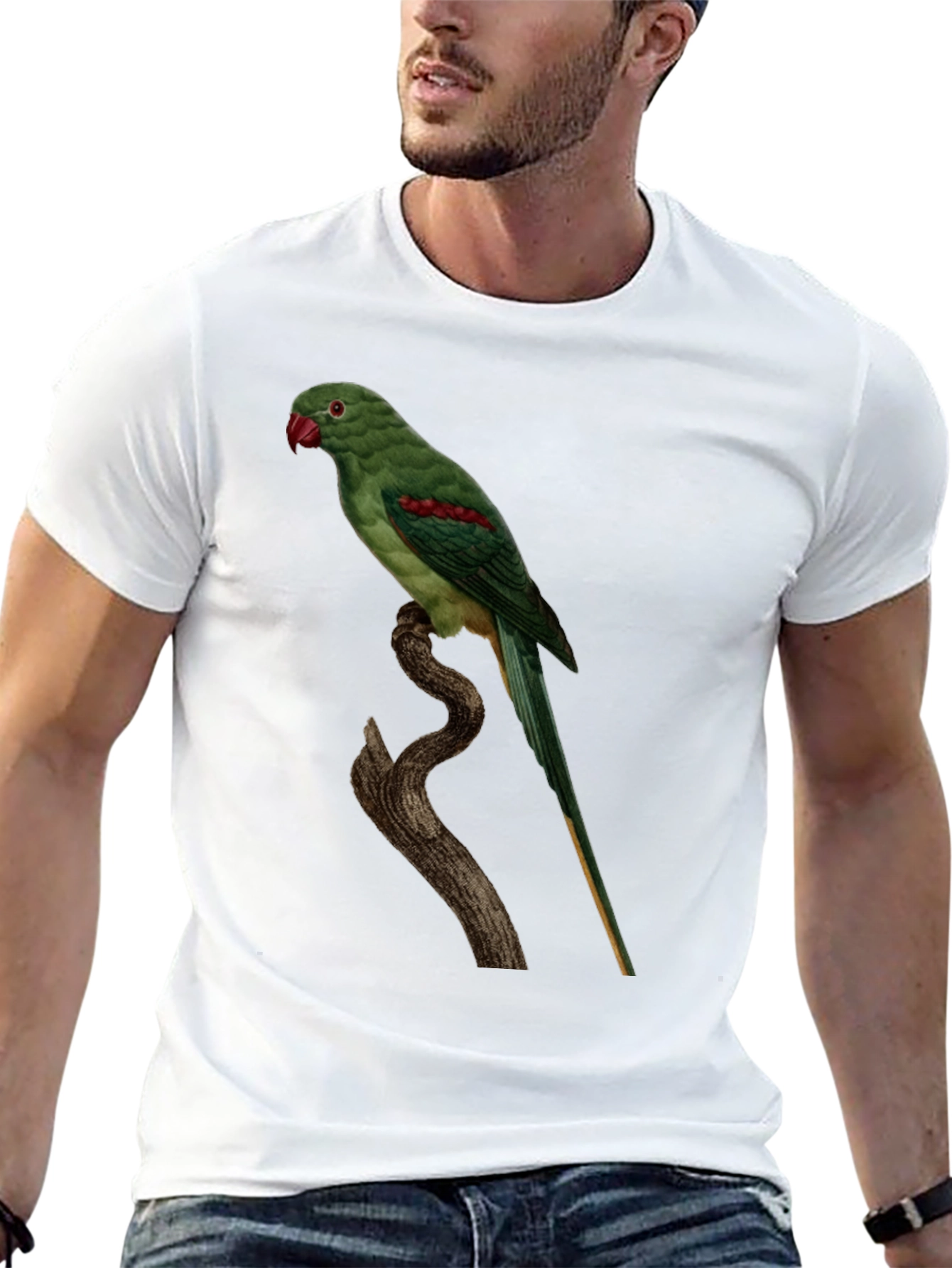 Parrot Graphic Tee - Cool Bird Lovers Shirt