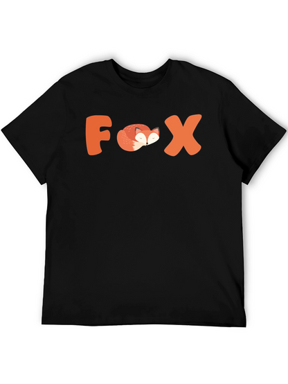 Cool Fox Graphic Tee - Animal Lover T-Shirt