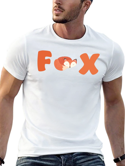 Cool Fox Graphic Tee - Animal Lover T-Shirt