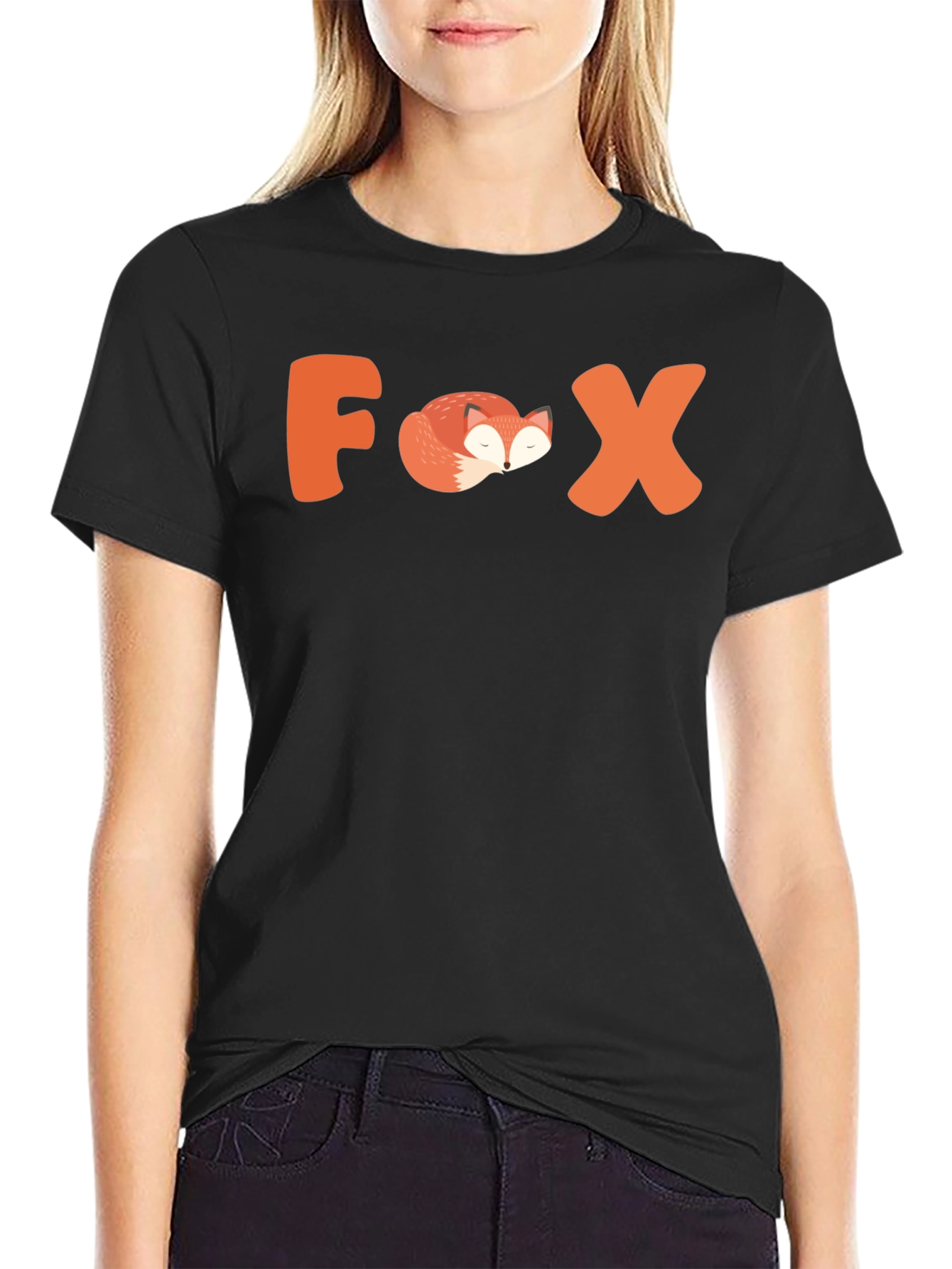 Cool Fox Graphic Tee - Animal Lover T-Shirt