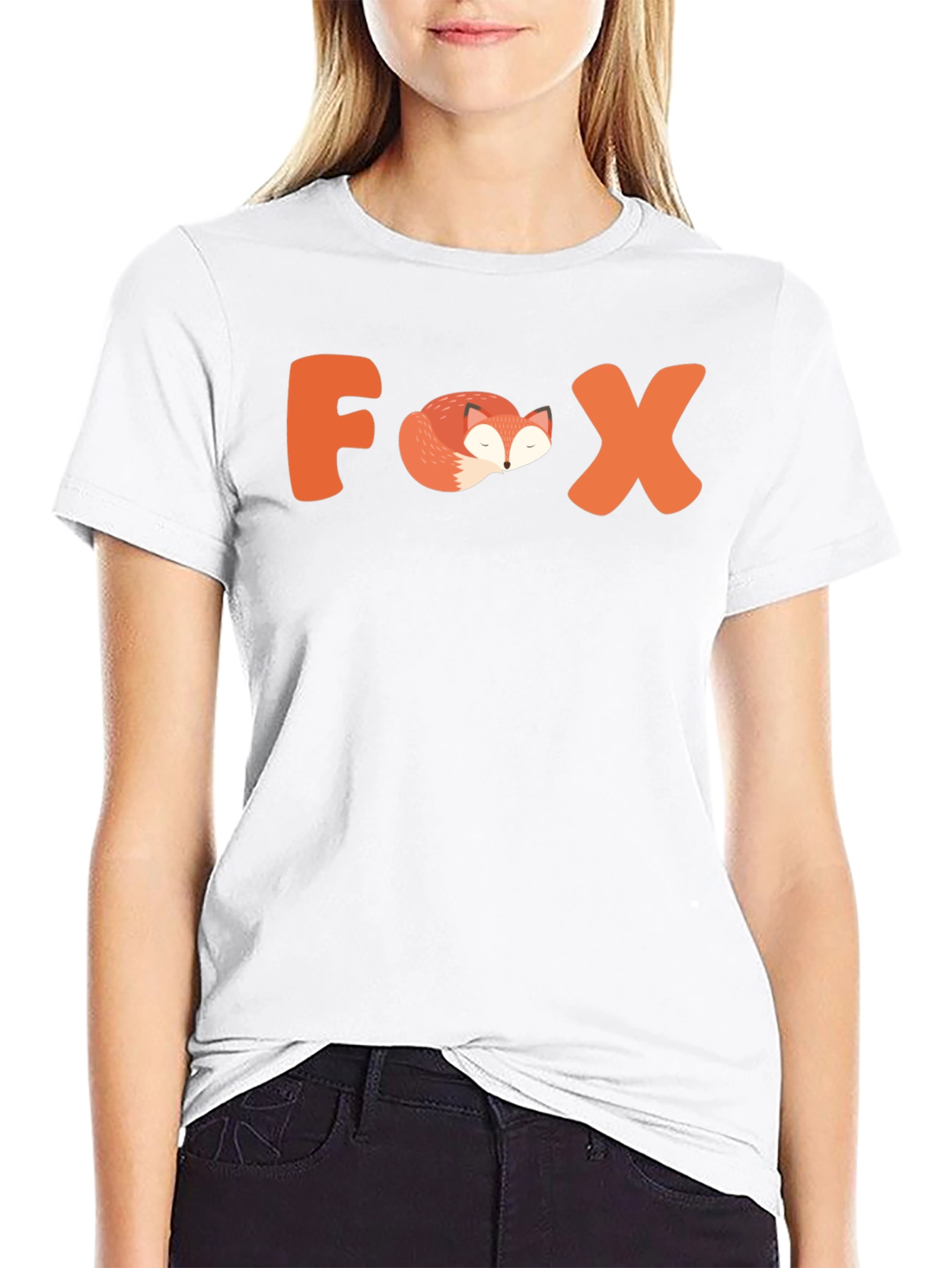 Cool Fox Graphic Tee - Animal Lover T-Shirt