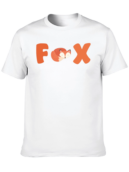 Cool Fox Graphic Tee - Animal Lover T-Shirt