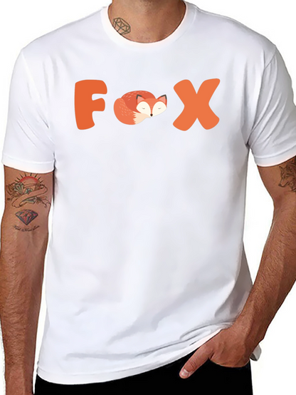 Cool Fox Graphic Tee - Animal Lover T-Shirt