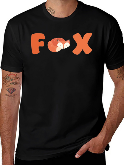 Cool Fox Graphic Tee - Animal Lover T-Shirt