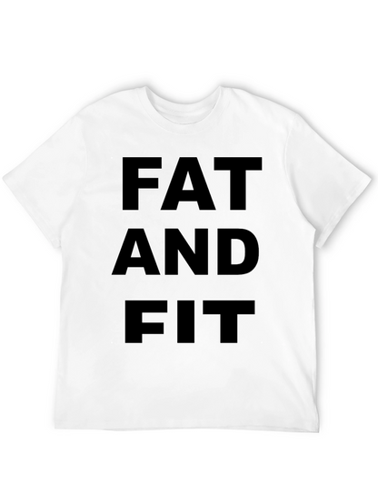 Fat and Fit Black T-Shirt
