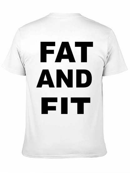 Fat and Fit Black T-Shirt