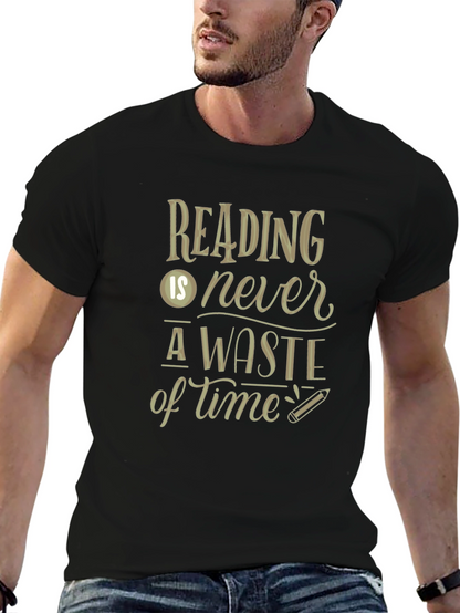 Reading is Never a Waste of Time Graphic Tee