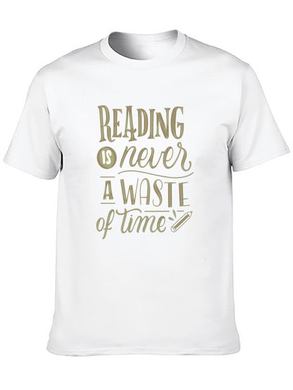Reading is Never a Waste of Time Graphic Tee