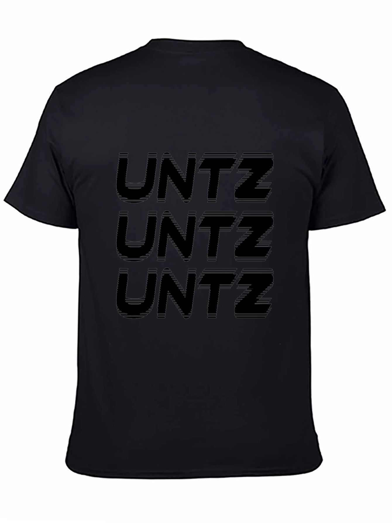 UNTZ Black Graphic Tee - EDM Music Lover Shirt