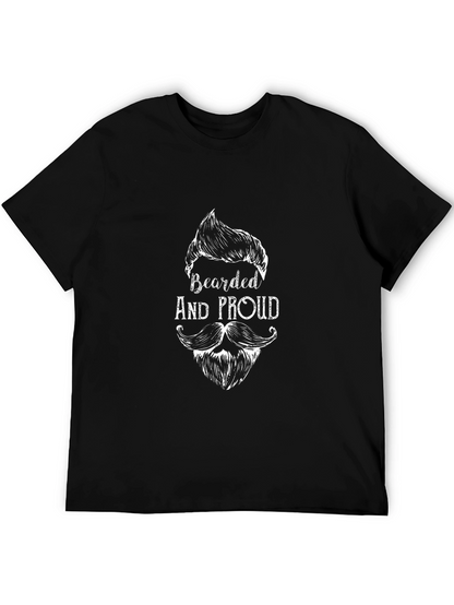 Bearded and Proud Black T-Shirt