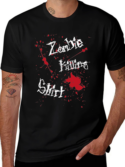 Zombie Killing Shirt - Graphic Tee for Horror Fans