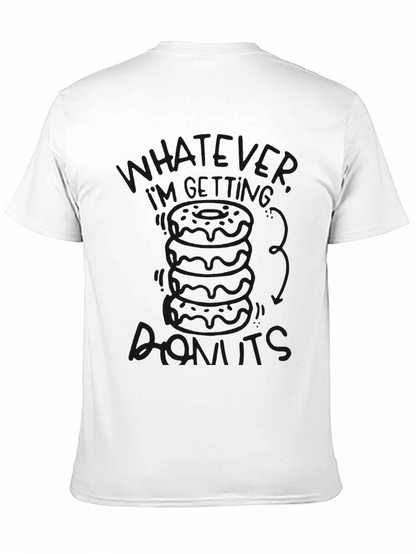 Funny Whatever Im Getting Biscuits Black Graphic Tee