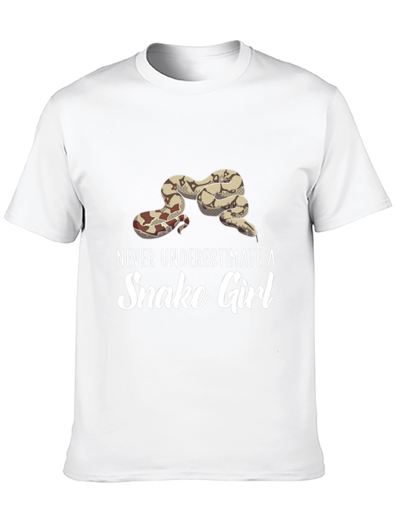 Snake Girl T-Shirt - Dont Underestimate!