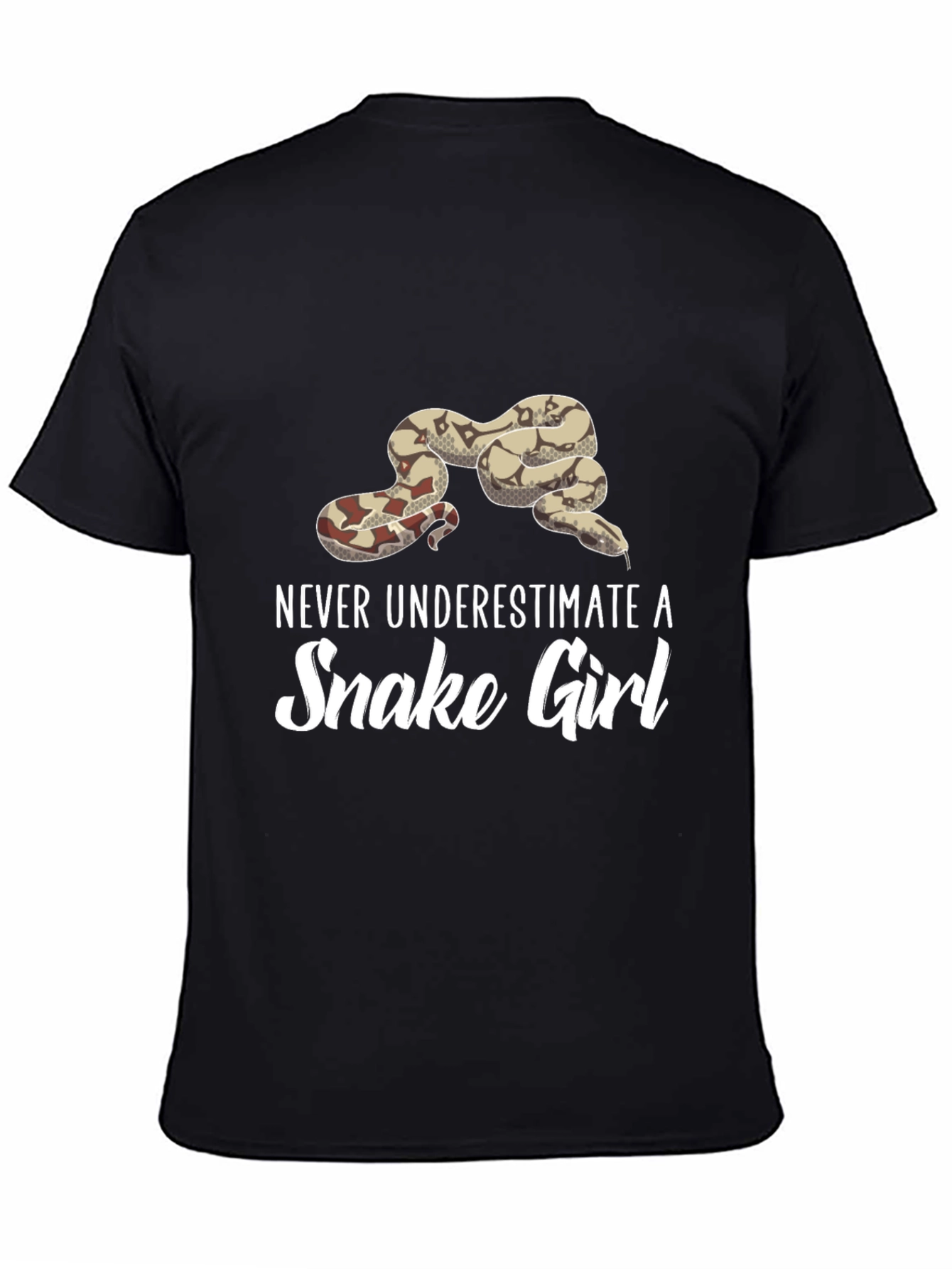 Snake Girl T-Shirt - Dont Underestimate!