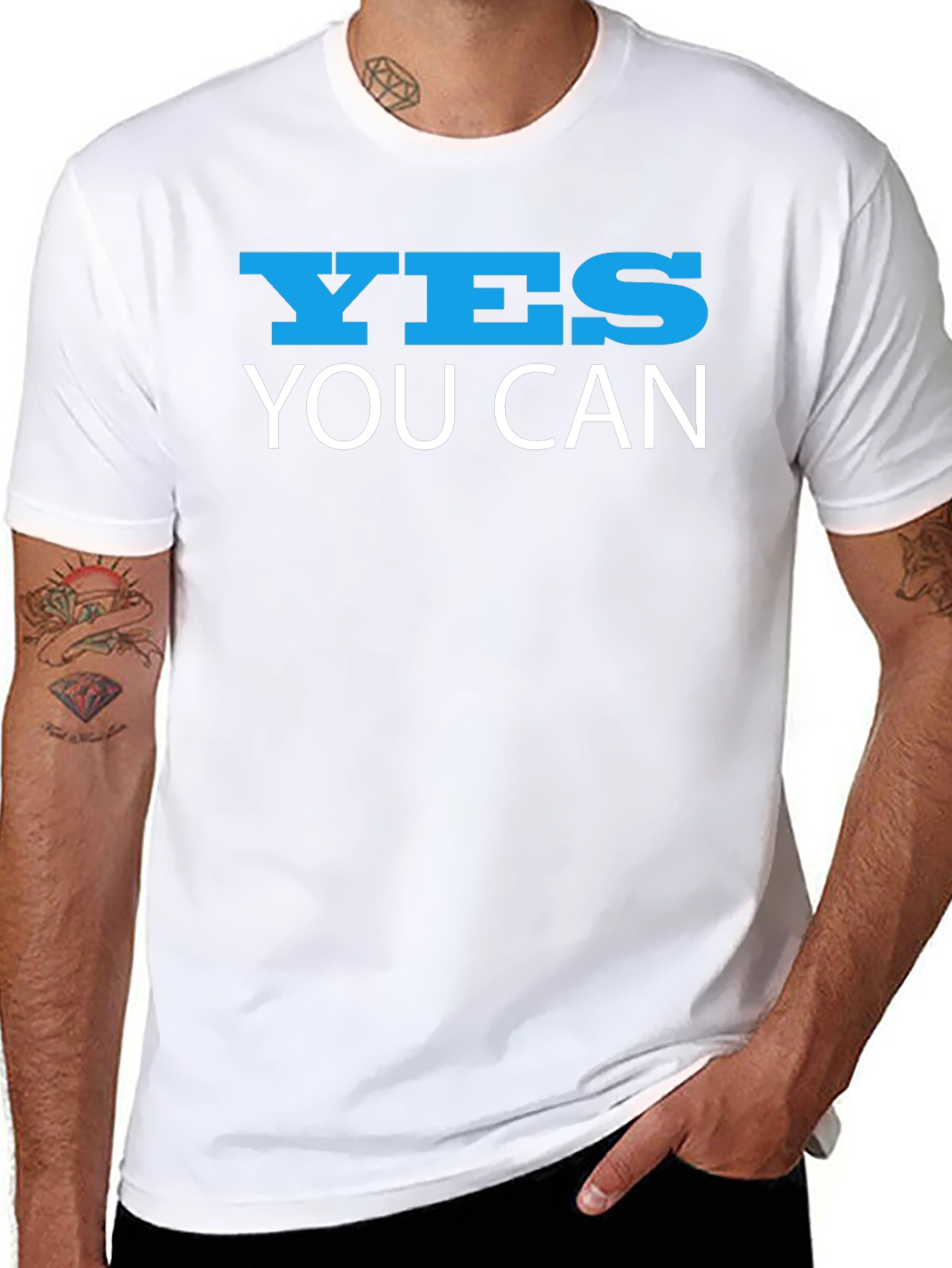 Yes You Can T-Shirt - Motivational Graphic Tee