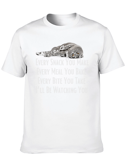 Funny Cat Lover T-Shirt: Ill Be Watching You