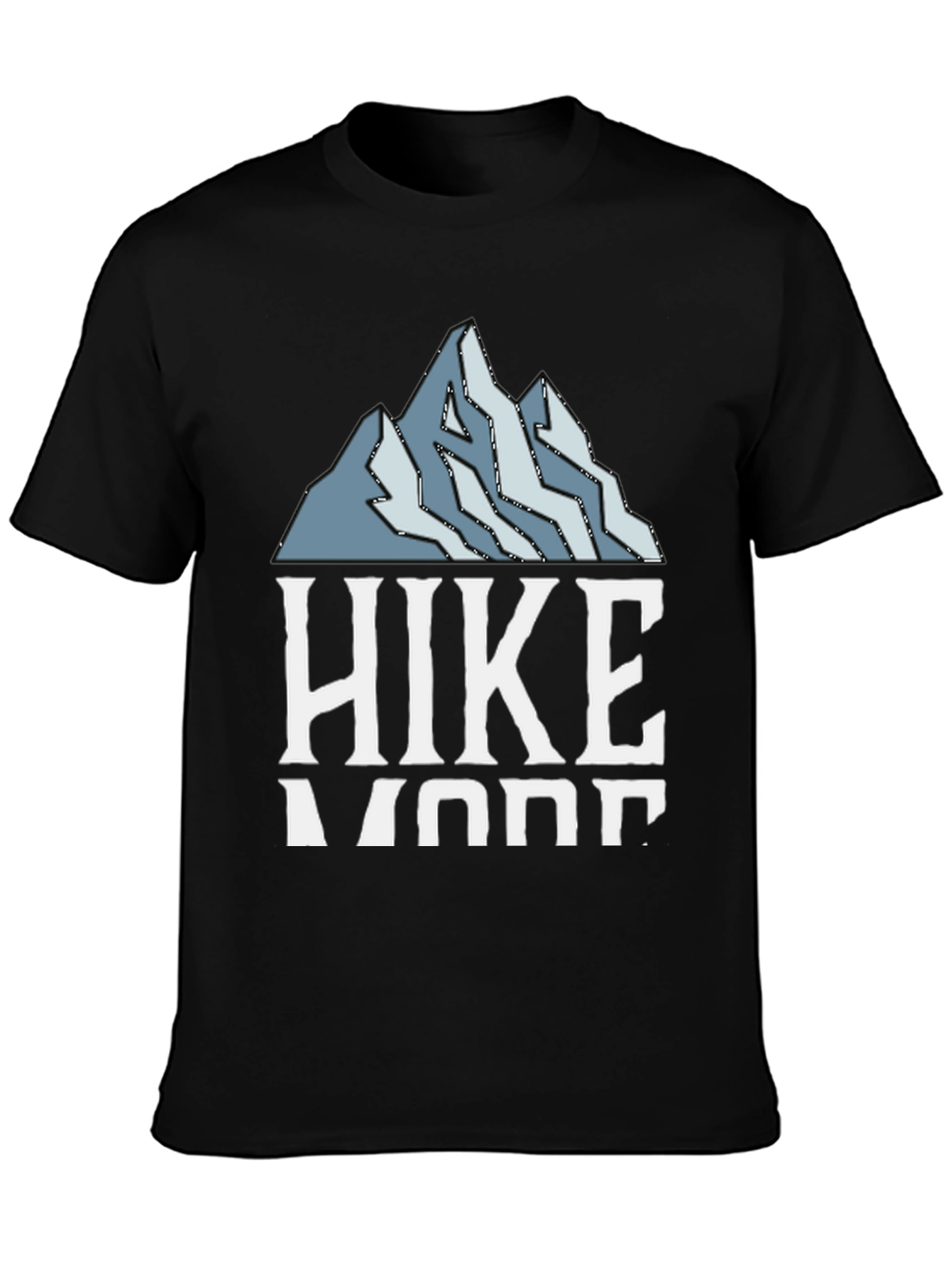 Hike More Black Graphic Tee