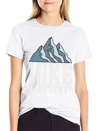 Hike More Black Graphic Tee