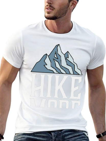 Hike More Black Graphic Tee