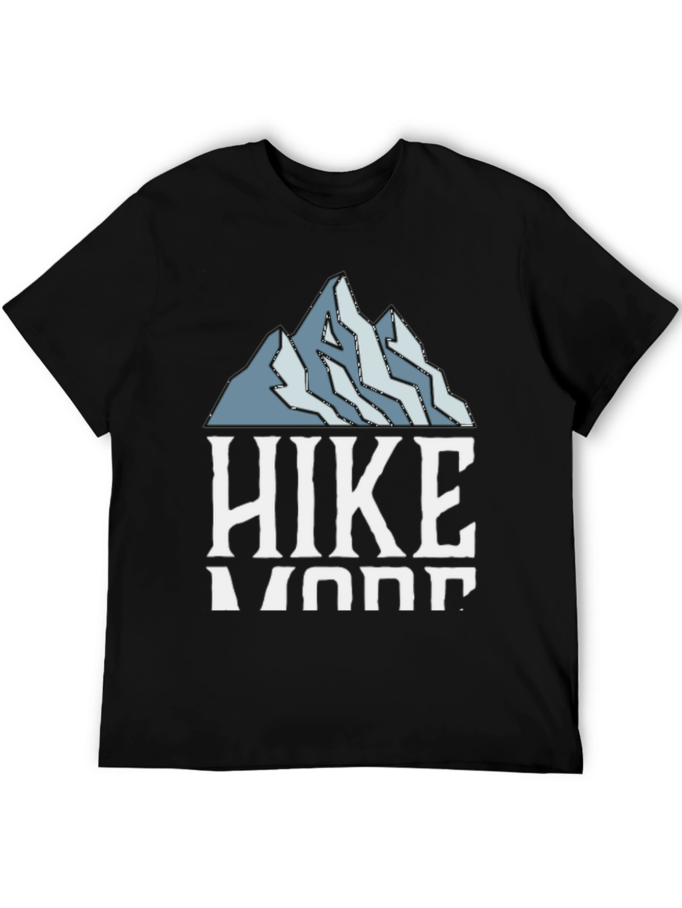 Hike More Black Graphic Tee