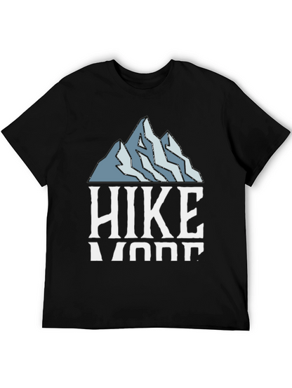 Hike More Black Graphic Tee
