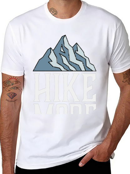 Hike More Black Graphic Tee