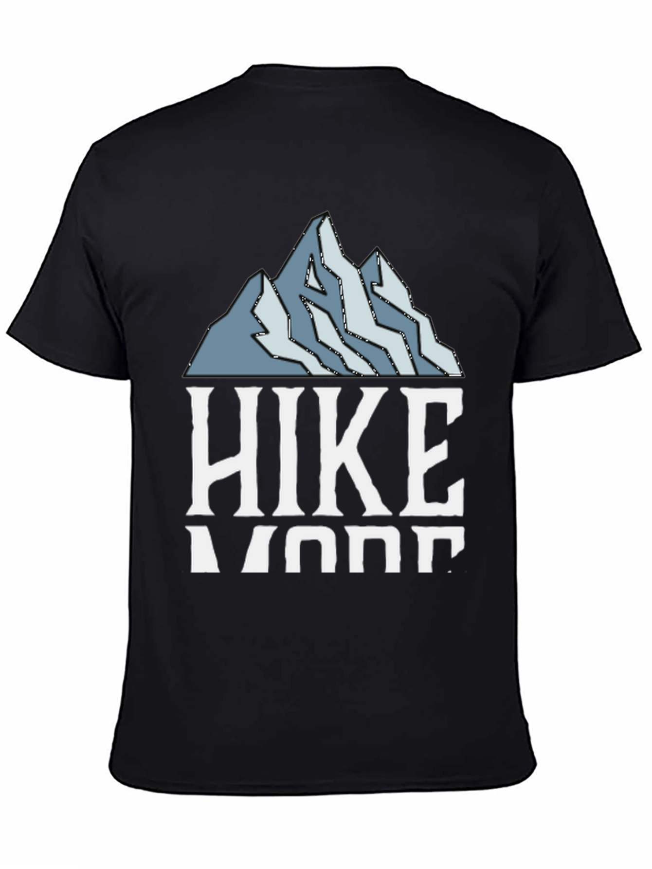 Hike More Black Graphic Tee