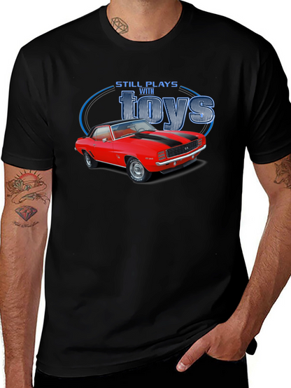 Still Plays With Toys Classic Car Graphic T-Shirt