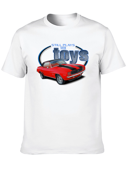 Still Plays With Toys Classic Car Graphic T-Shirt