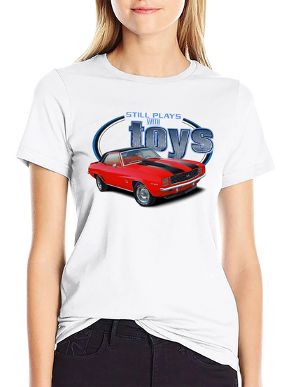 Still Plays With Toys Classic Car Graphic T-Shirt