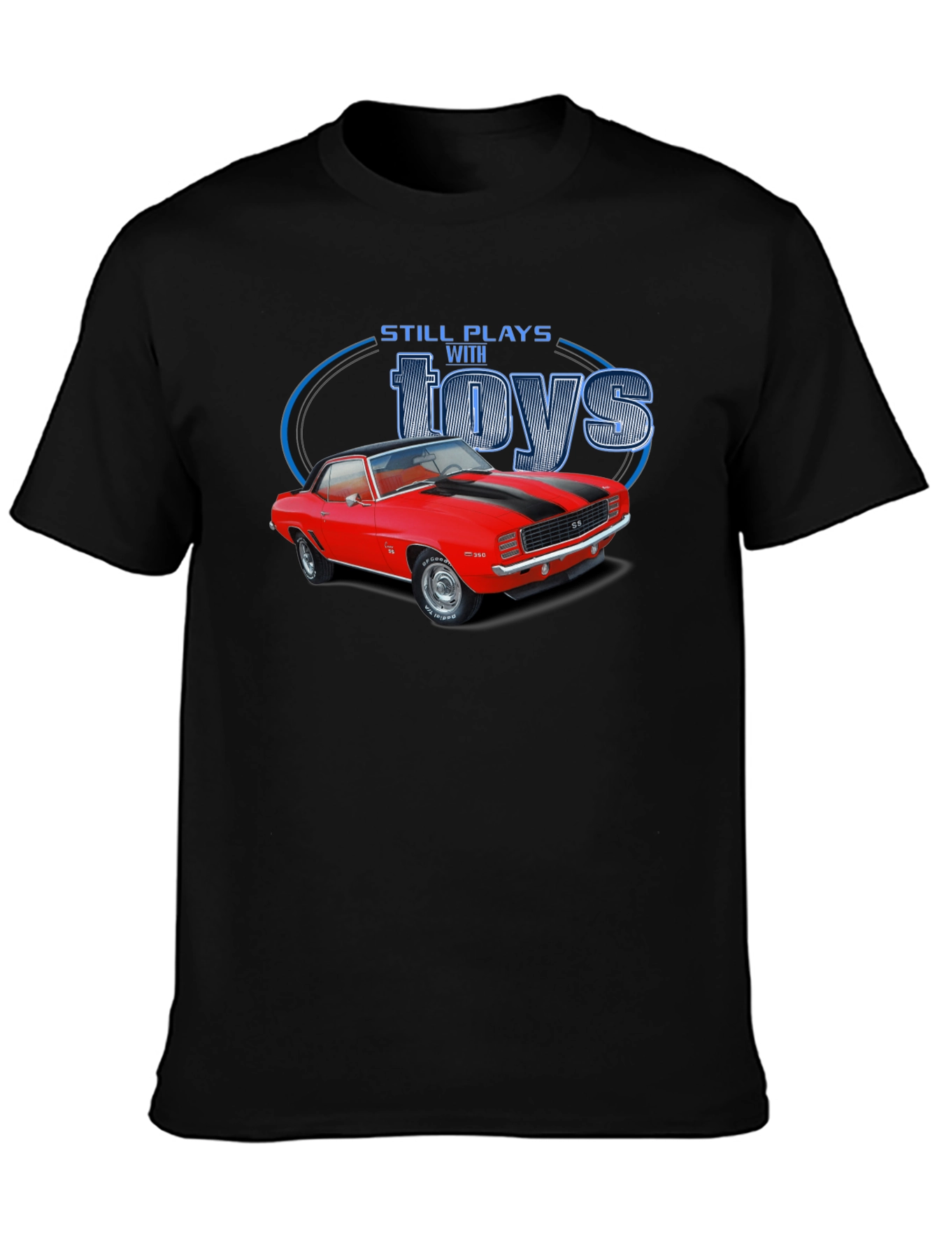 Still Plays With Toys Classic Car Graphic T-Shirt