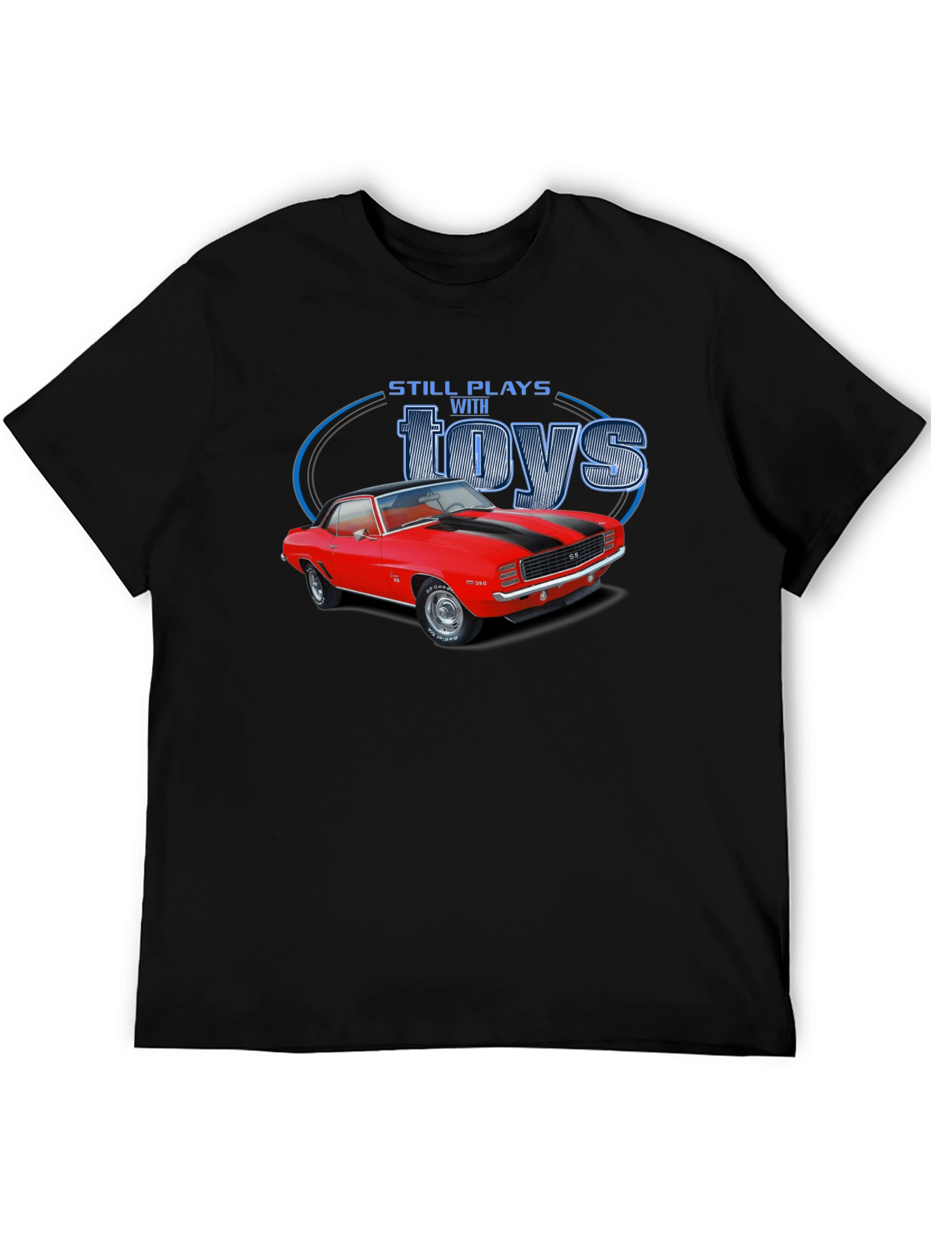 Still Plays With Toys Classic Car Graphic T-Shirt