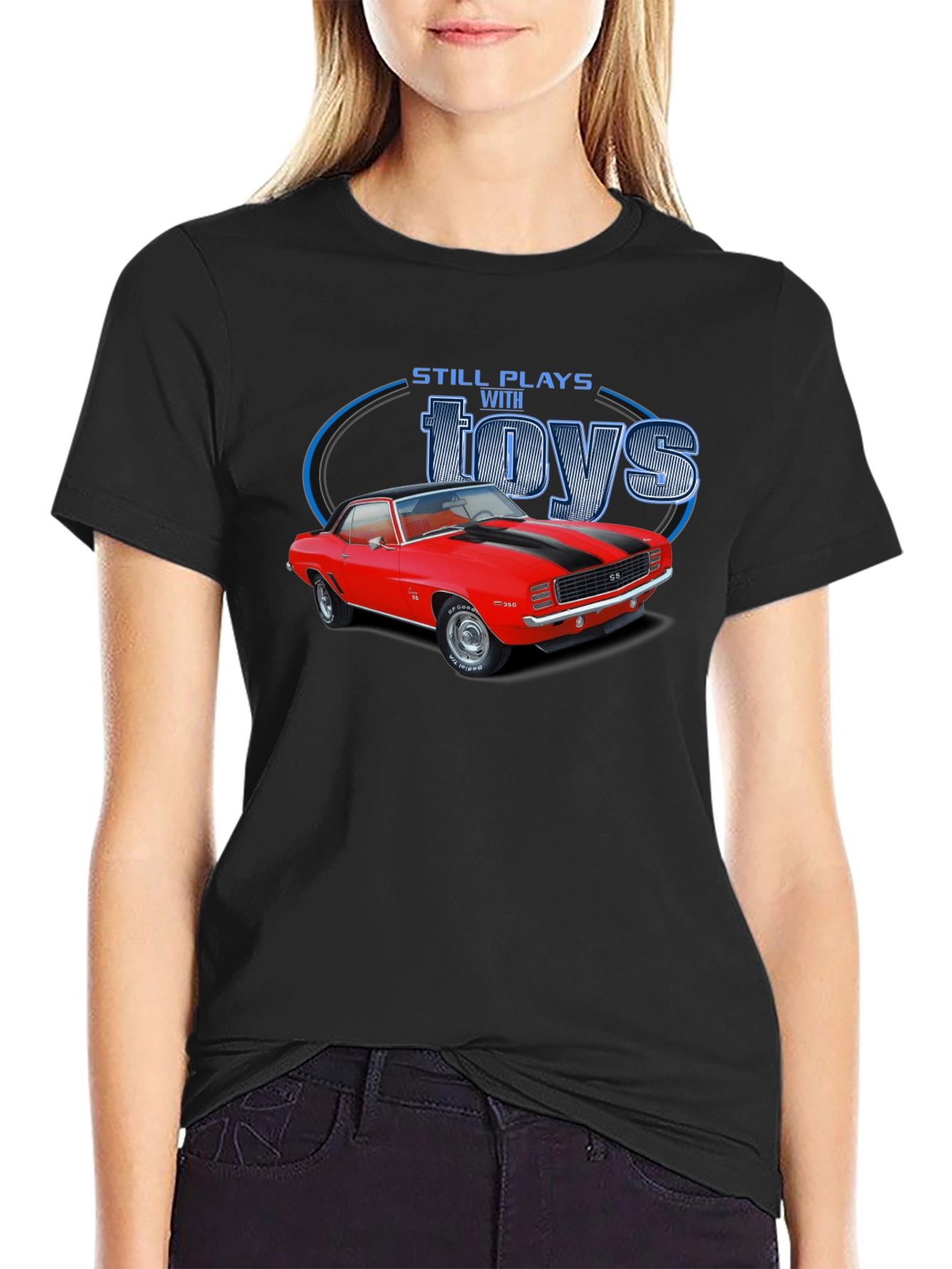 Still Plays With Toys Classic Car Graphic T-Shirt