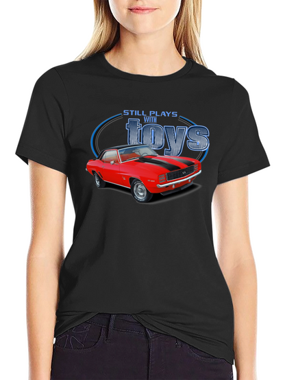 Still Plays With Toys Classic Car Graphic T-Shirt
